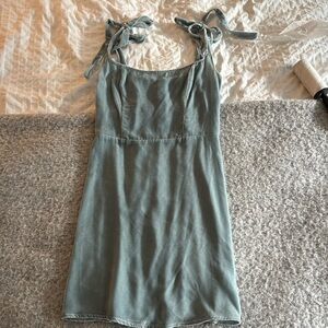 Reformation velvet mini dress